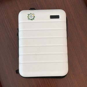 Away Mini White Suitcase Wristlet Packing Cube Bag Clutch 7" x 5" x 3" Travel